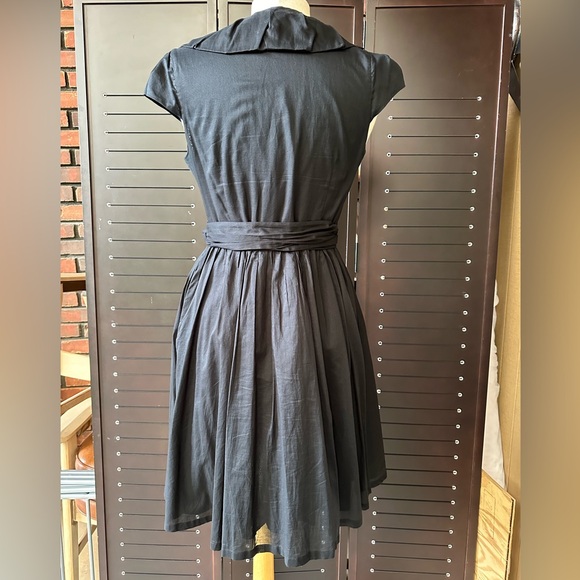 Calvin Klein Wrap Collar Pocket Dress - 8P - Picture 2 of 9